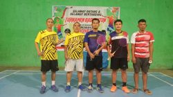 Meriahkan HUT RI Ke 77 Pemdes Epil Gelar Turnamen Badminton Se Kecamatan