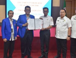 Sekda Hasmi Terima 66 Mahasiswa KKN UBD Palembang