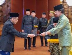 Duta Besar RI Serahkan Surat Kepercayaan kepada Sultan Brunei