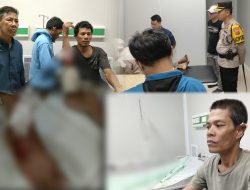 Kapolres Banyuasin Didampingi Kasat Reskrim, Sambangi 2 Warga Terluka Tembak Diduga Dari Pelor Polisi