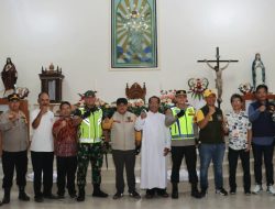 Kapolres Lubuklinggau Pimpin Patroli Bersama Pj Wako, Ketua DPRD dan Forkopimda Sambangi Gereja